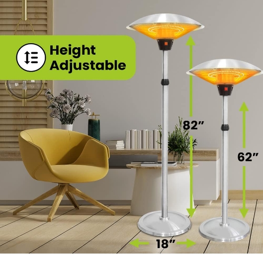 Remote control heater
